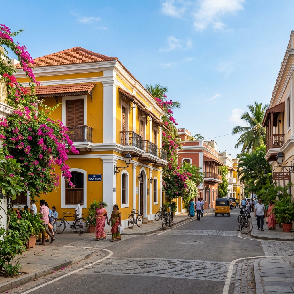 Pondicherry French Colony Tour
